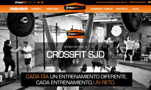 Diseño web para Crossfit en Sant Joan Despí - Crossfit SJD