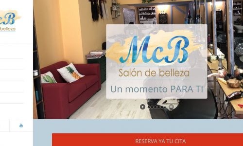Creación web para peluquería en Eixample Barcelona -MCB