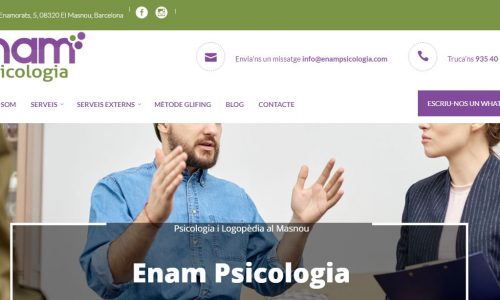 Diseño web en el Masnou - enam psicologia