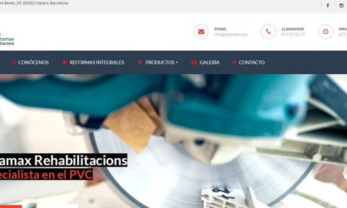diseño web de reformas en Mataró - Rotamax